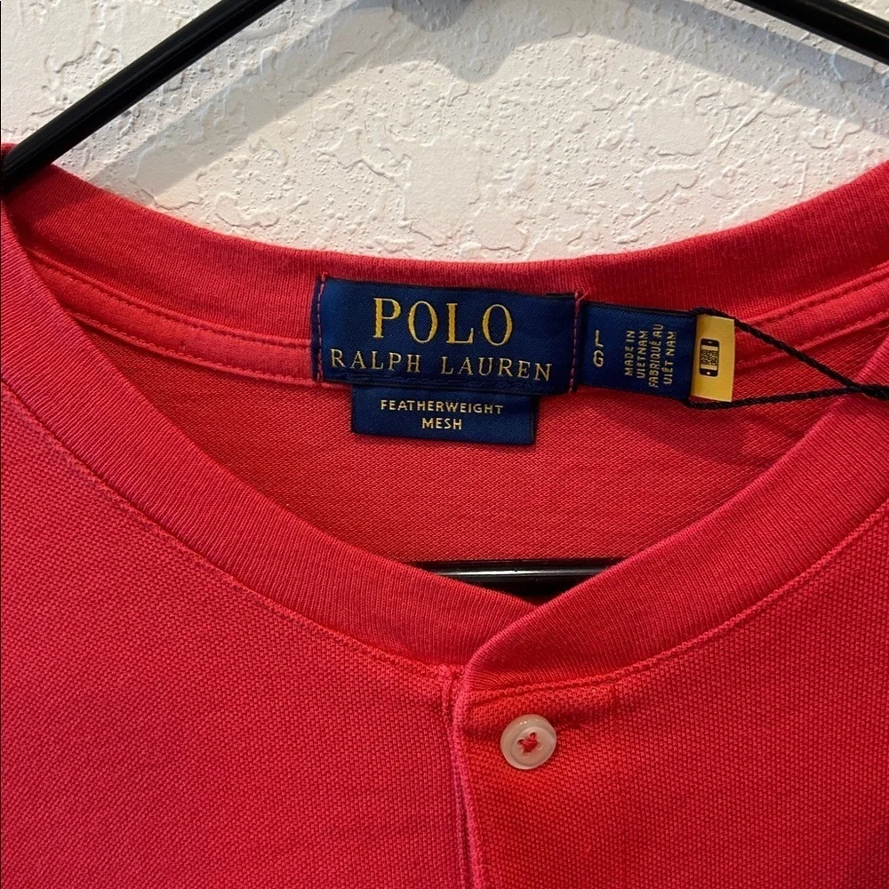 Polo by Ralph Lauren Featherweight Mesh Short-Sleeve Henley